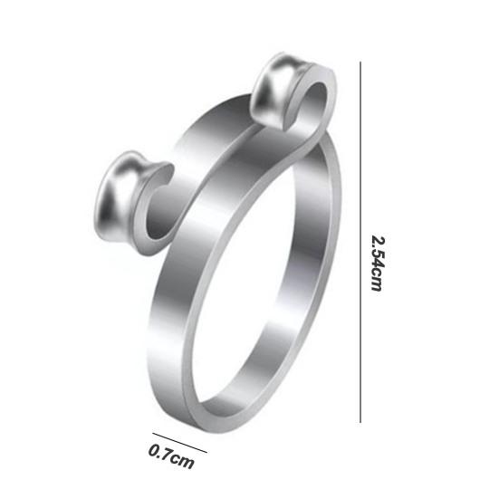 4Pcs Adjustable Knitting Crochet Loop Ring Set for Fingers 2 Style Metal Crochet Tension Ring Open Yarn Guide Finger Holders Knitting Thimbles