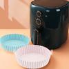 Silicone Frying Liners Air Circulation Baking Tray Dual-sided Cooking Pan Grease-free Air Fryer Basket Kitchen Accessory