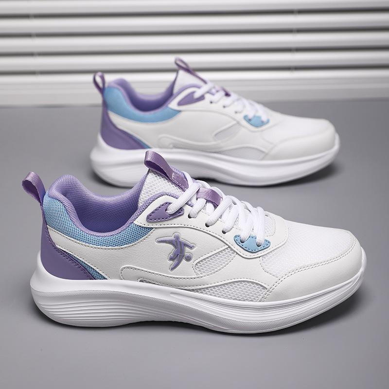 Brand Women's Shoes Light Running Shoes 2025 Spring New Breathable Running Shoes Children's Soft Elastic Shock-absorbing Sports Shoes Women