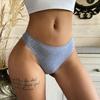 Женские хлопковые трусики, женское нижнее белье, однотонные трусы с низкой талией, бесшовное женское белье