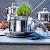 WMF Diadum Plus 4-Piece Stainless Steel Cookware Set