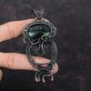 Kambaba Jasper Pendant Copper Wire Wrapped Handmade Pendant Unique Copper Design Pendant Gemstone Jewelry Wire Wrapped Pendant Gift For Him