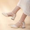 Mary Jane Women's Hanfu Single Shoes 2025 New Summer Pearl Retro Daily Mix and Match Not Tired Feet Antique High Heels