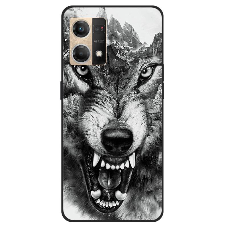 Чехол для Oppo Reno7 4G CPH2363 Ударопрочный Мягкий силикон ТПУ Задняя крышка Для Oppo F21 Pro F21Pro Чехлы для телефонов для Reno 7 4G Милый