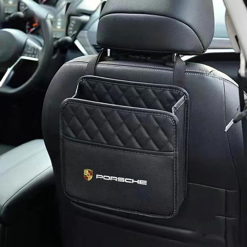 Автомобильная задняя багажная сиденье эластичная веревка сумка для хранения для Porsche Cayenne Panamera Macan 911 718 Taycan Boxster Cayman Аксессуары