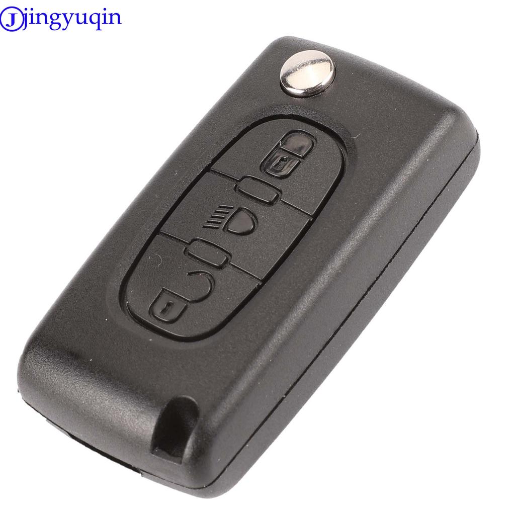 Jingyuqin 20ps Car Key Case Shell For Peugeot 307 407 308 607 For Citroen C2 C3 C4 C5 C6 C8 XSARA PICA CE523 HU83 CE536 VA2