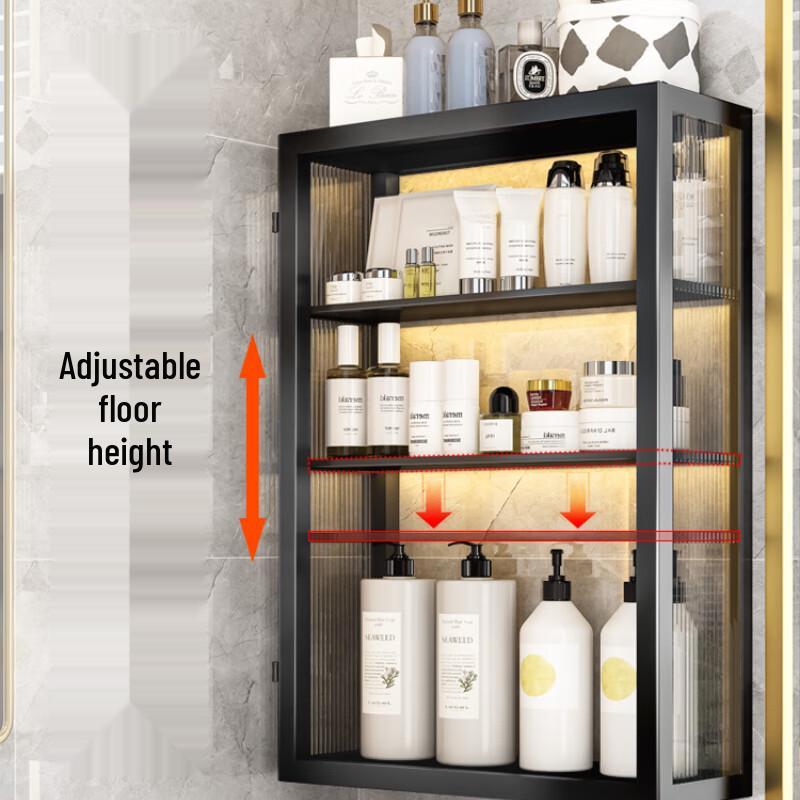 Настенный пыленепроницаемый ящик для хранения косметики Bieying