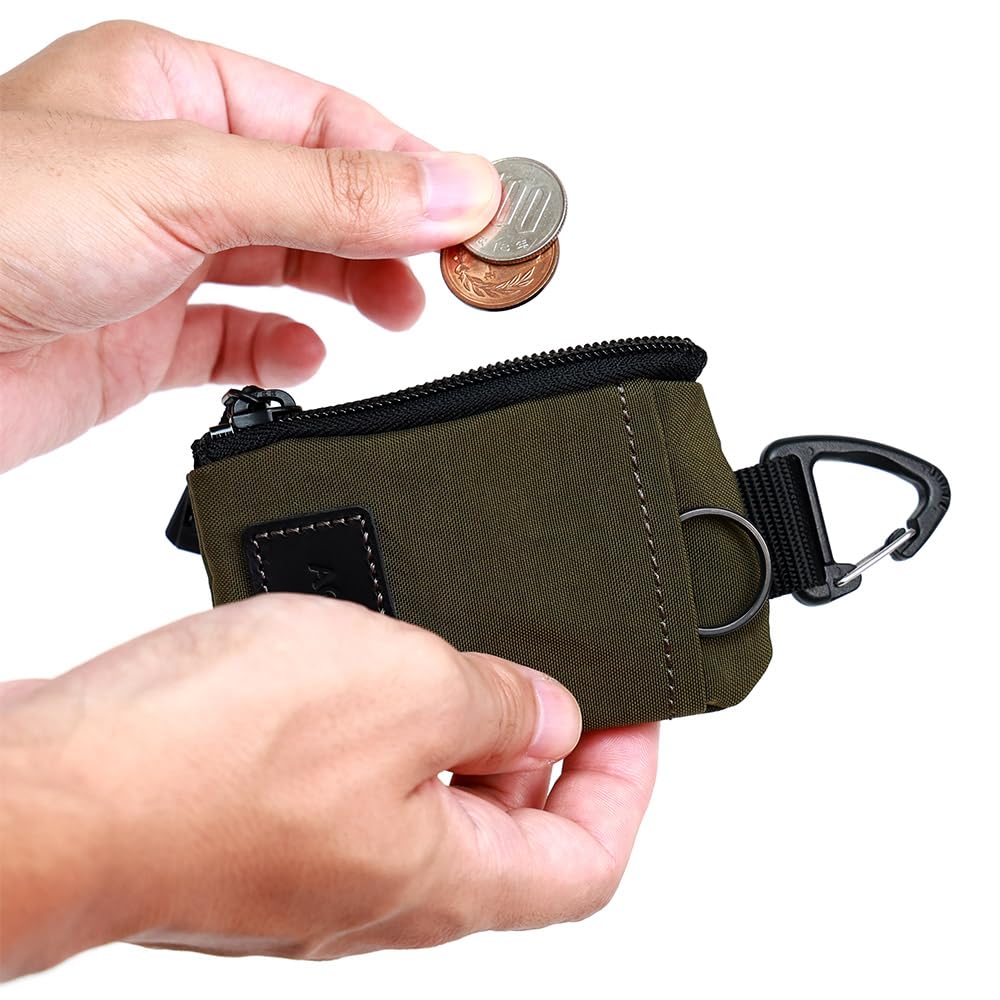 AGILITY Кошелек для монет Affa, брелок для монет, простой нейлоновый, легкий, водоотталкивающий, для мужчин и женщин "Valek Case"