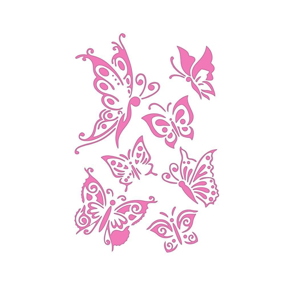Walls Painting Embossing DIY Craft Tools Stamps Album Paper Cards Butterfly Stencils Scrapbooking