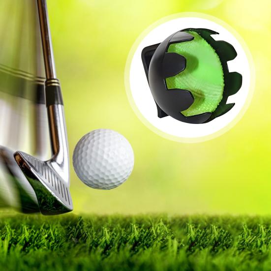 Golf Ball Cleaner Portable Golf Ball Brush with Clip Attachment Golfing Accessories Cleaning Tool for Golfers