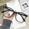 Большая квадратная оправа HD блокирующие синий свет очки для чтения женские модные очки для пресбиопии в стиле INS трендовые декоративные очки