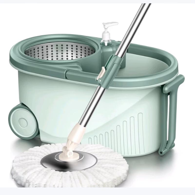 Jinyijie Hand-Free Rotating Mop and Bucket Set