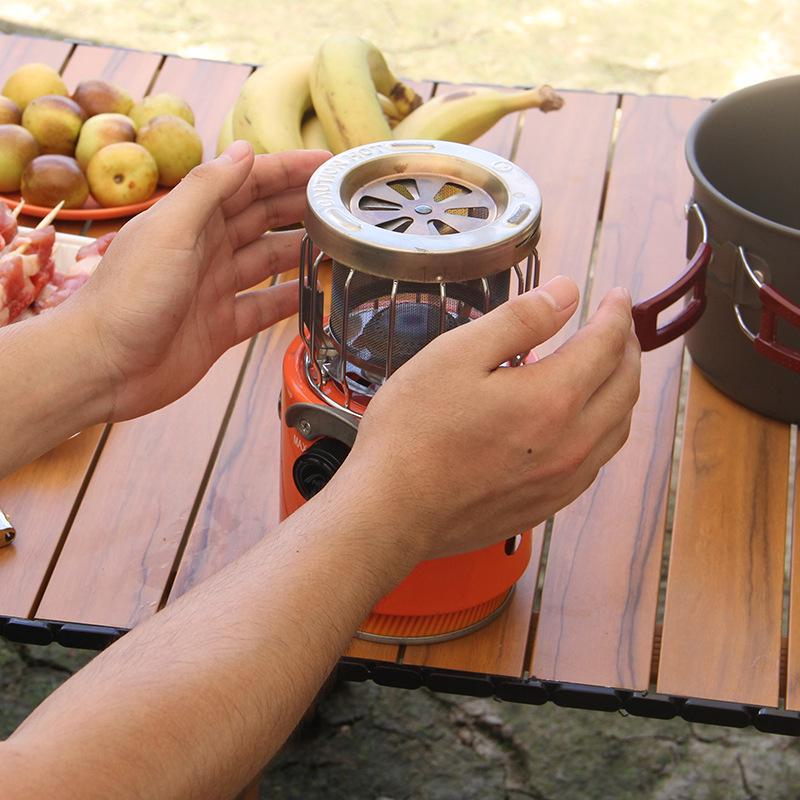 Мощная портативная походная газовая плита — быстрый нагрев, многофункциональность для приготовления пищи на открытом воздухе и кипячения воды.