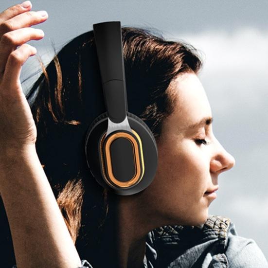 Стильная Bluetooth-совместимая гарнитура, складные игровые наушники с высоким качеством звука