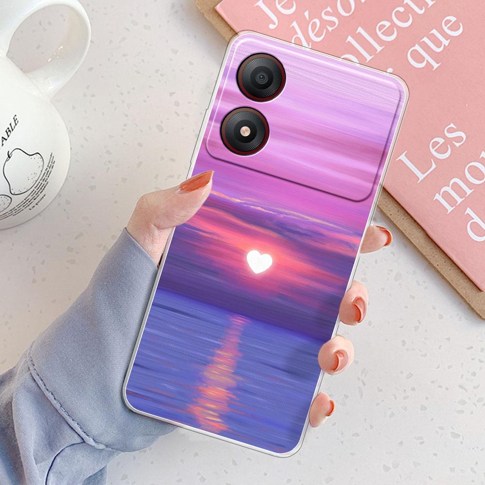 For ZTE Blade A34 Case For ZTE Blade A54 Cover Fashion Clear Protect Soft Silicone Phone Cases For ZTE Blade A34 A54 Coque Funda
