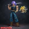 JJ Studio Фигурка Транкс Dragon Ball Z Стиль Меча Сменные Головы ПВХ 34см/13.39Дюйма Аниме Коллекционная Модель Подарок Декор