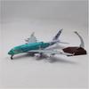 Игрушечный модель самолета 20 см Сплав Металл Япония Воздушный ANA Airbus A380 Мультяшная Морская Черепаха Авиалинии Модель самолета Airways Модель самолета