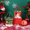 Christmas Gift Bags Paper Candy Box Biscuit Portable Rope Packaging Christmas New Year Party Decorations Children's Gift Bags