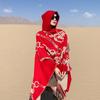Retro Ethnic Style Large Comfortable Travel Shawl