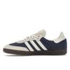 Adidas Samba OG Night Indigo Crew White Женские кроссовки Сине-кремово-бело-золотые-металлические IG1968