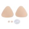 Треугольные липкие вставки для бюстгальтера, водонепроницаемые, тонкие, с глубоким V-образным вырезом, мягкие, многоразовые, клейкие, вкладыши для бюстгальтера, 8 см