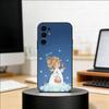 Чехол для телефона 'Исцеляющий маленький ангел' для Samsung S25, S24, S21, S22, S23, S30, Ultra, S20, Plus, Fe, Мягкий силиконовый черный чехол