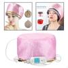 SPA Hair Thermal Treatment Heating Cap Dryers Care Steamer Hat Pink