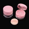 1Pcs 3g/5g Portable Powder Box Empty Loose Container With Sieve Mirror Cosmetic Sifter Jar Travel Makeup