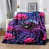 1pc Spider Printing Lightweight Flannel Blanket, Comfortable and Warm Blanket, for Camping Sofa Bed and Couch Office, Suitable for Gift Blank