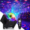 Вечеринка Огни Диджей Диско Шар Огни Управляемые Голосом Стробоскоп Сцена Разноцветные Огни День Рождения Рождество Украшение для Вечеринки