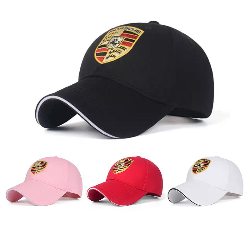 Вышивка Логотипа Автомобиля Бейсболка Регулируемые Спортивные Шляпы Уличные Шляпы Для Porsche 911 718 Taycan Panamera Cayenne Boxster Cayman