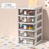 Desktop Cosmetic Storage Box Organizer Drawer Office Storage Rack Stationery Desk Pen Holder Bunny Drawer Organizer Cute Kawaii