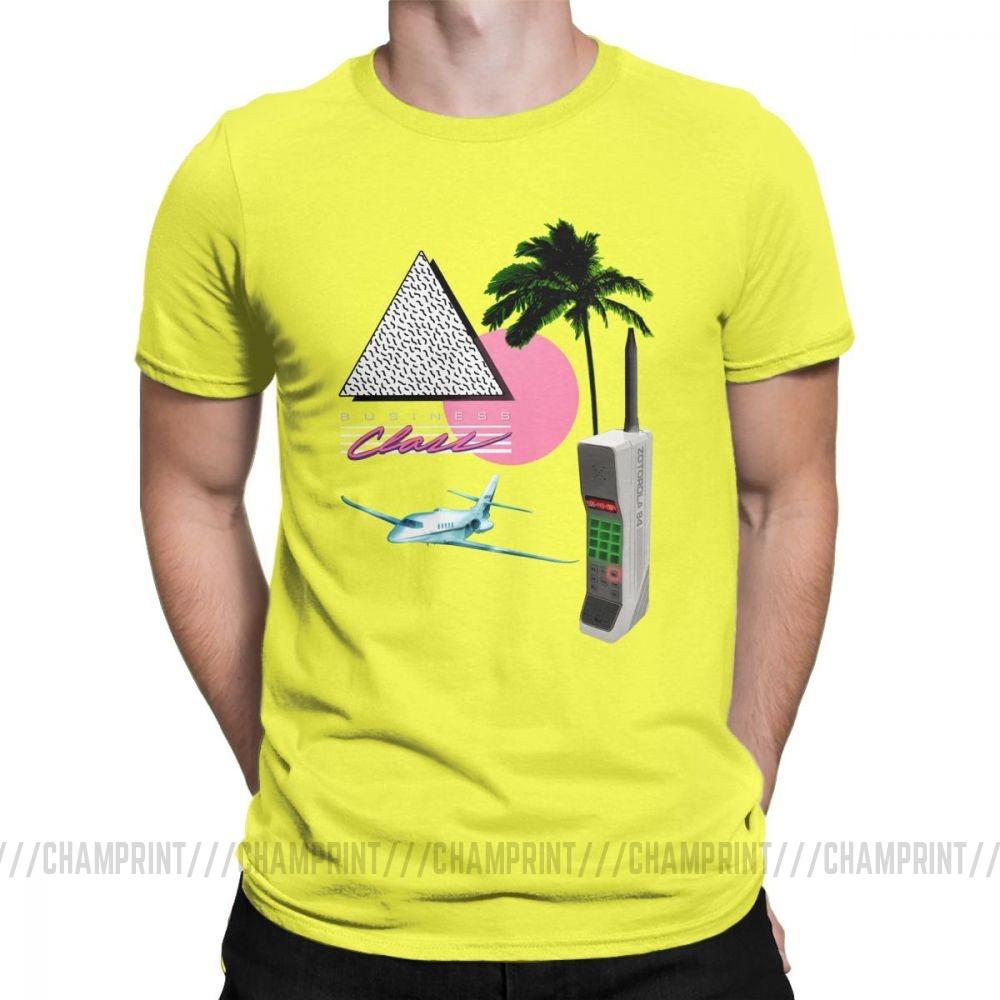 Business Class 84 Collection T Shirts Men Vhs Vaporwave Short Sleeve Funny Tee Shirt Crewneck Cotton