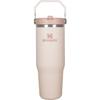Ice Flow Flip Straw Rose Quartz Vacuum Insulated Water for Sports and Warranty Included Japanese 2.0 Tumbler, 0.88L, Bottle, Outdoors,