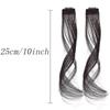 Bybrana Long Beard Fringes Black Brown Wear Natural Synthetic Fibre Wig