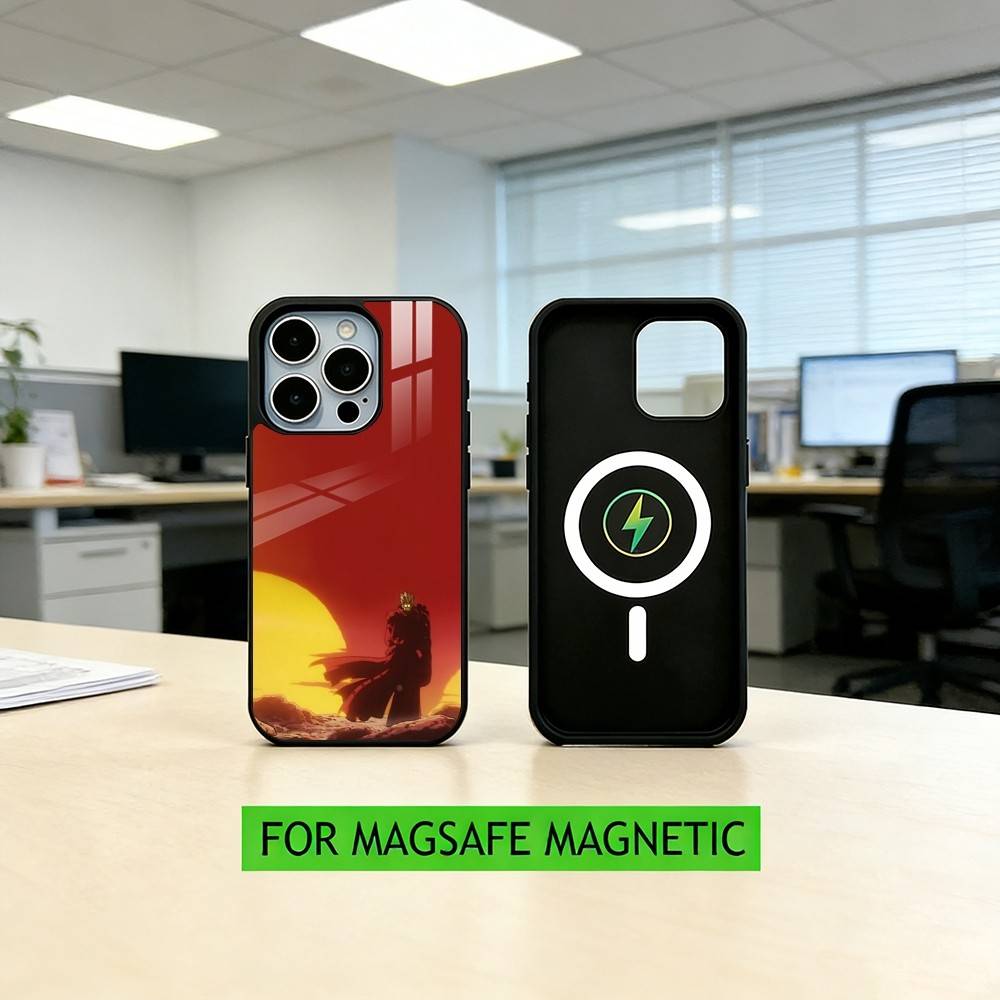 Anime C-Cool Trigun  Stampede  Phone Case For iPhone17,16,15,14,13,12,11 Plus,Pro Magnetic For Magsafe Wireless Charging