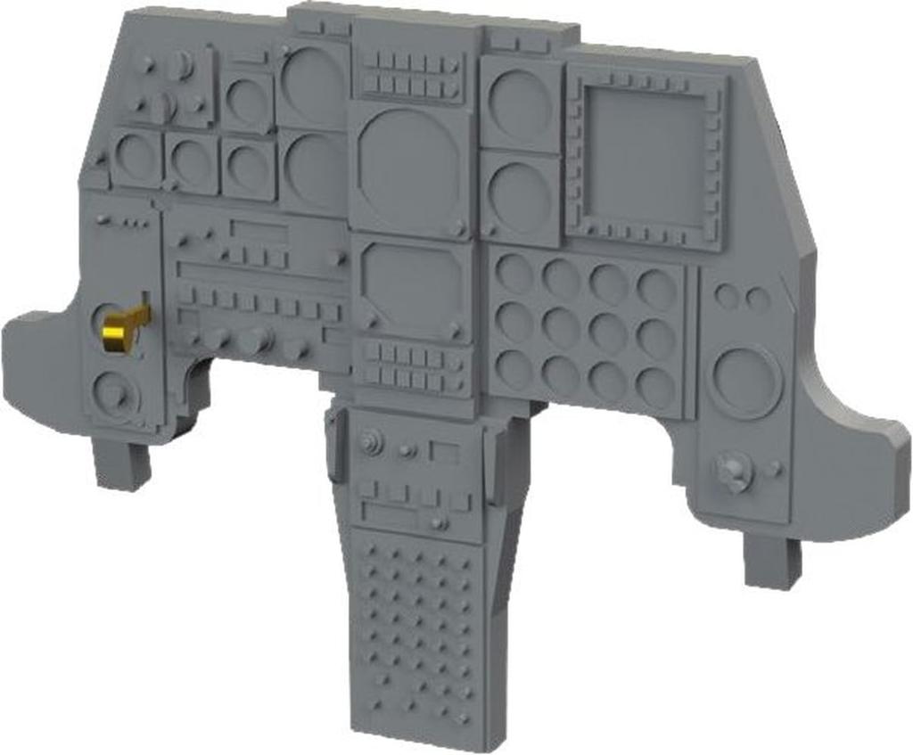 Eduard Look Series Instrument Panel Great Plastic Model Parts EDU644308 1/48 A-10A (for Wall) (Airplane)