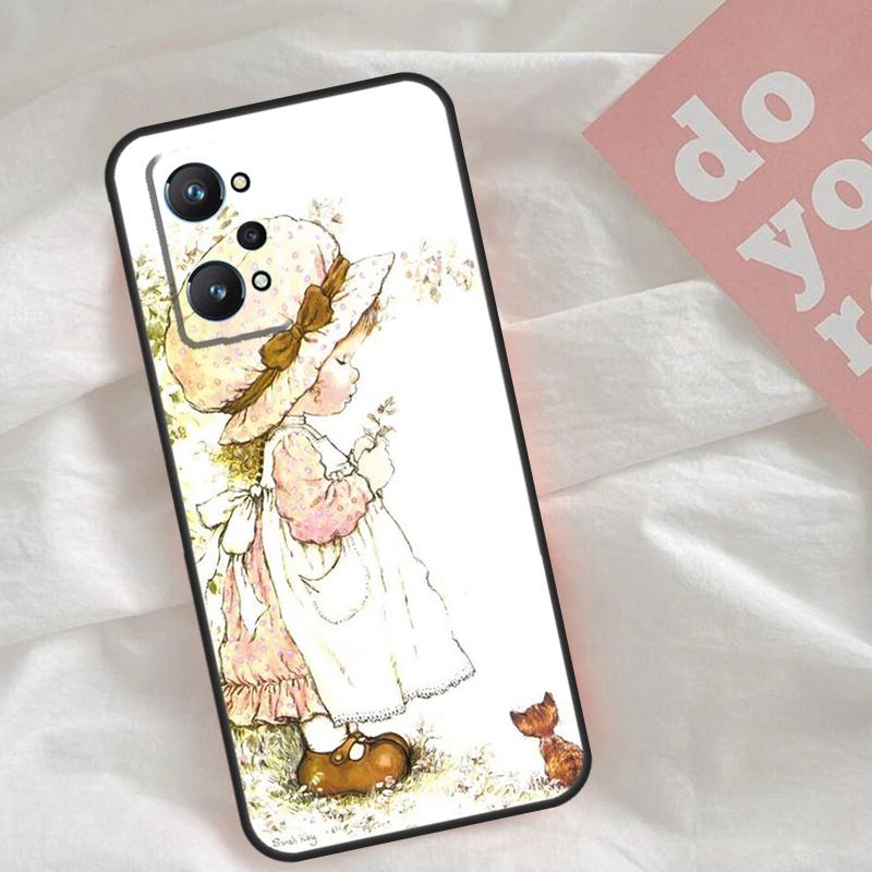 Чехол с рисунком Sarah Kay для Realme C53 C55 C33 C63 C61 C51 C65 C67 C71 C75 11 12 13 14 Pro Plus GT6 GT7 15 Pro