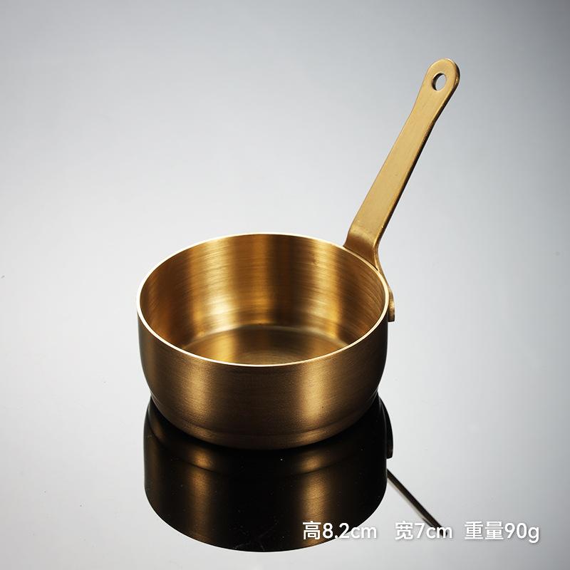 304 Нержавеющая сталь Соусница Уличная посуда с ручкой Барбекю Золотая приправа Сервировочные тарелки Чаша Антипригарные тарелки для специй