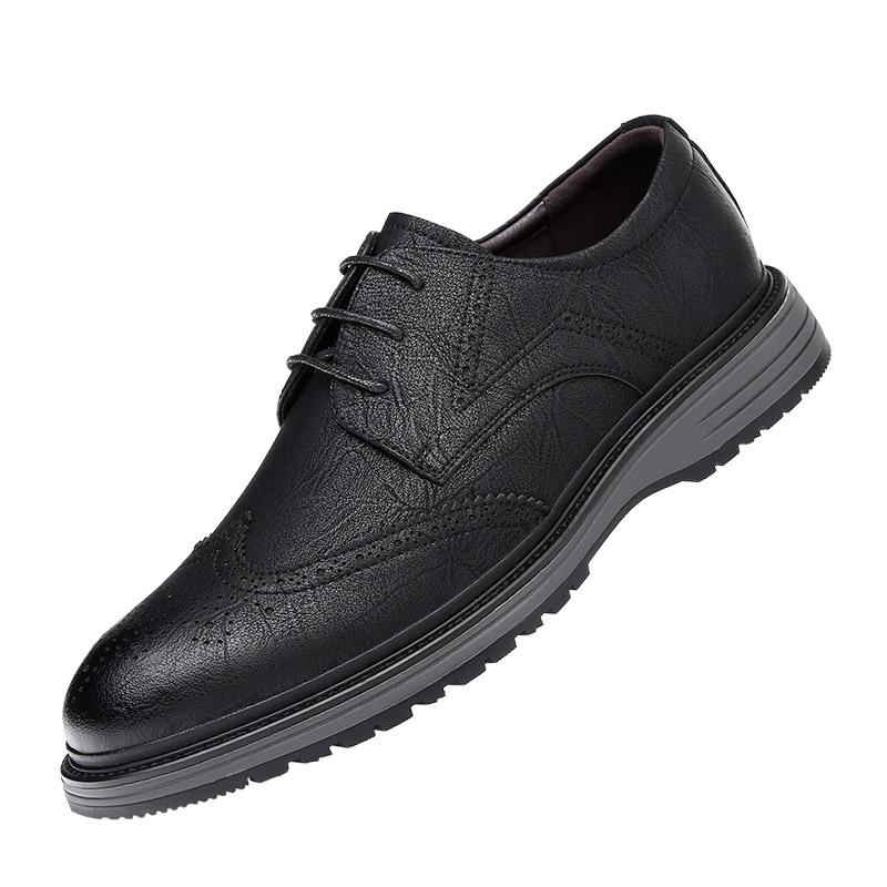 Новые модные мужские туфли-оксфорды ручной работы, нескользящие кожаные туфли-броги, классические деловые туфли для свиданий, туфли для официальных вечеринок