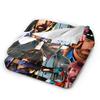 Norris Actor Vintage Poster Throw Blanket Soft Comfy Funny Blanket  For Sofa Home Travel Flannel Bedspread Bed Cover