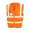 SAFE-GUARD by Result Мужской жилет Hi-Vis из поликоттона для тяжелых условий эксплуатации