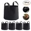 1 2 3 5 7 10 Gallon Black Plants Growing Bag Vegetable Flower Aeration Planting Pot Container