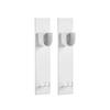 Hachibanya Magnetic Clothes Drying Pole Holder, Set of 2, Bathroom Magnetic Holder, Indoor Clothes Drying Pole, Approx. W6.4 X D3.5 X H26.3, White