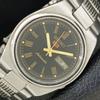 GENUINE VINTAGE SEIKO 5 AUTOMATIC JAPAN MENS BLACK COLOR DIAL WATCH A500146-2 R151a-a500146