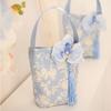 Butterfly Orchid Flower Pendant Wrist Hand Bag Korean Style Wedding Candy Bag  Female/Girls