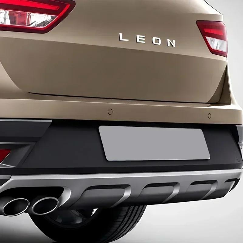 vhzh5 1pcs For Ibiza 6L 6J Letter Emblem 3D Decals Sticker Rear Trunk Badge Logo Metal Accessories For Seat Ibiza Leon Cupra Altea