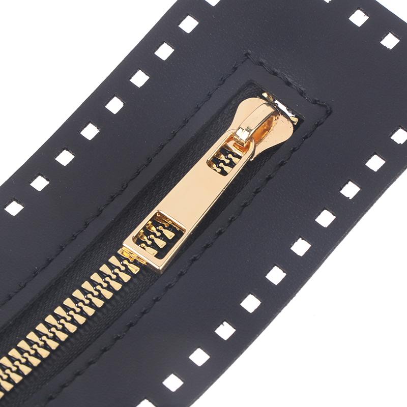 Кожаная молния, полезная для вязания крючком сумки, аксессуары для шитья, сумка из искусственной кожи, молния