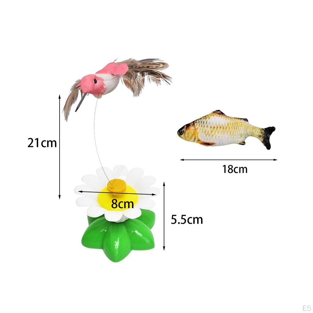 Automatic Cat Toy Electric Rotating Interactive Kitten Exercise Puzzle Toys