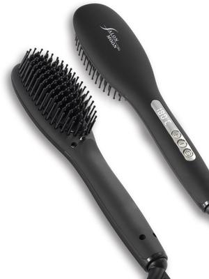 SALONMOON Ion Natural Straight Heat Brush Щетка-утюжок 31 настройка температуры Цифровой температурный дисплей Совместимость с зарубежными странами Может использоваться в